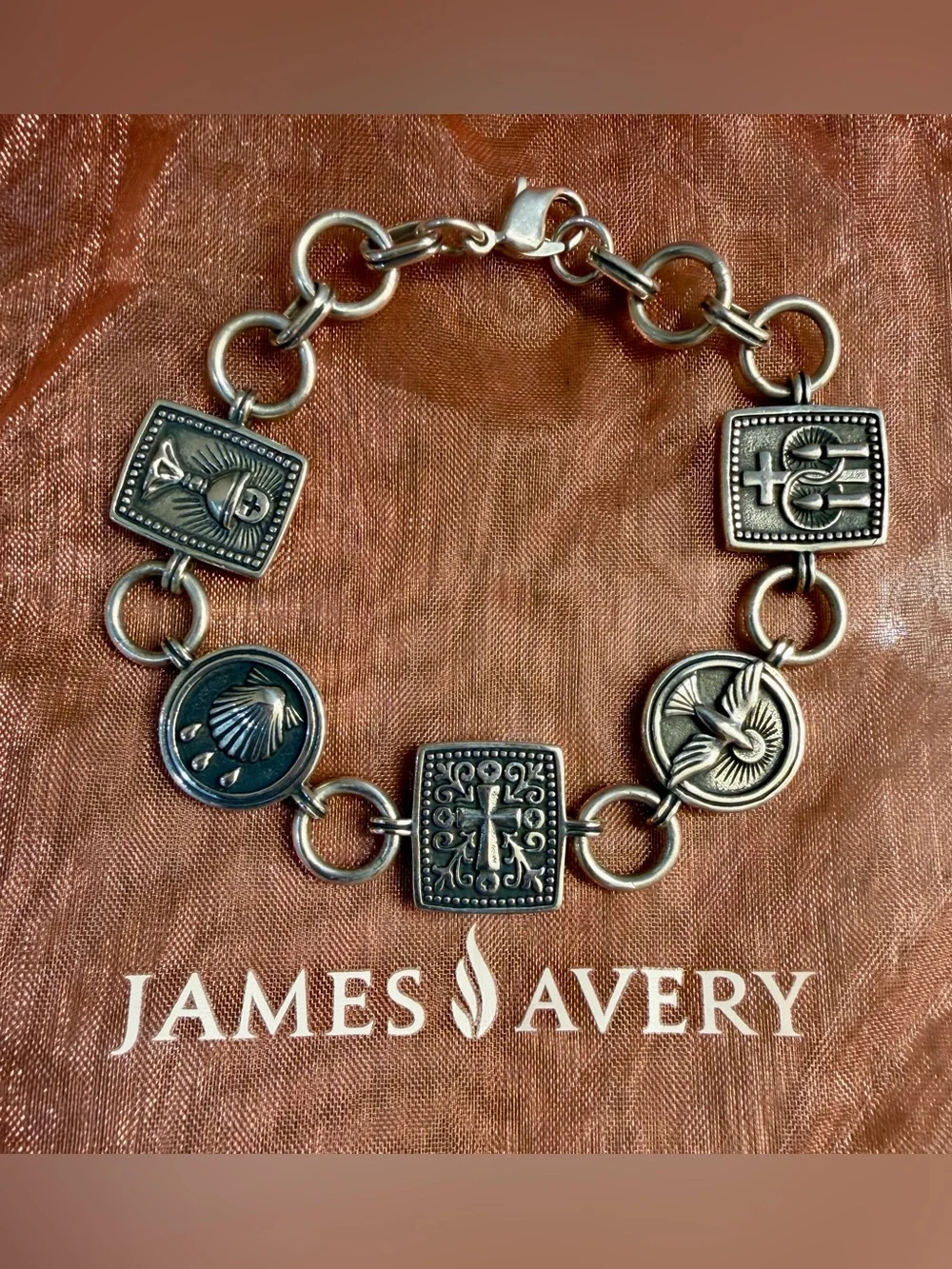 James Avery “Life of Faith” bracelet. VERY RARE - Picture 1 of 5